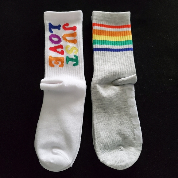 🌈PINK Set of Crew Socks🌈 - Picture 2 of 4